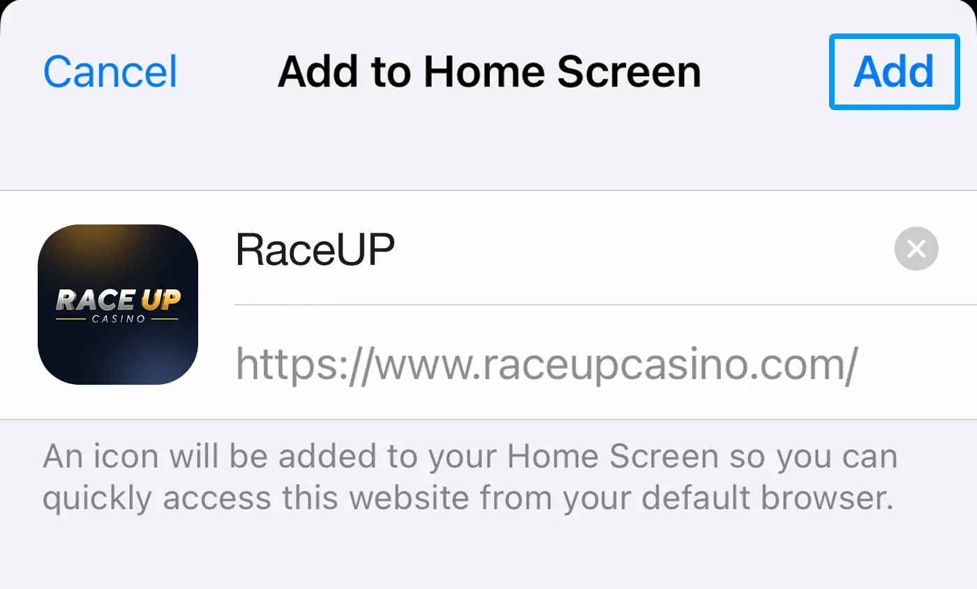 raceupcasino app